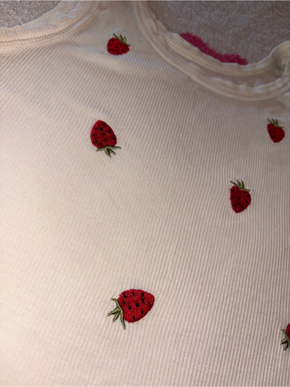 Strawberry Embroidery Tank Top - Picture 2 of 2